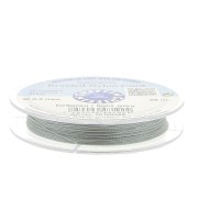 Fil de jade / Fil nylon tressé européen Griffin 0.3 à 0.5 mm Light Grey x25m