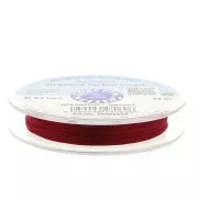 Fil de jade / Fil nylon tressé européen Griffin 0.3 à 0.5 mm Garnet x25m