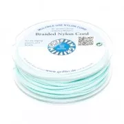 Fil de jade / Fil nylon tressé européen Griffin 0.5 à 0.8 mm - Turquoise x25m
