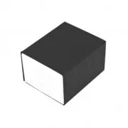 Boite pour bague 5x4.3x3 cm cm Blanc/Noir Mat x1