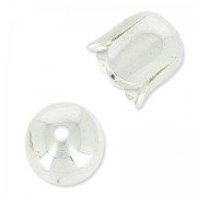 Coquille tulipe 6 mm en Argent 925 x1