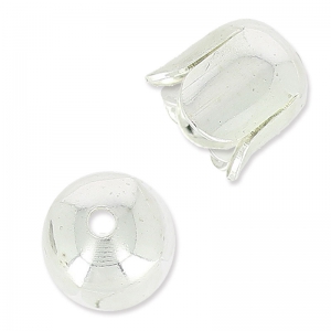 Coquille tulipe 6 mm en Argent 925 x1