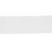 Elastique plat tissé pour ceinture jupe pantalon 30 mm Blanc x1m