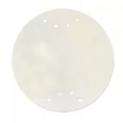 Intercalaire disque en nacre 8 trous 20 mm x1
