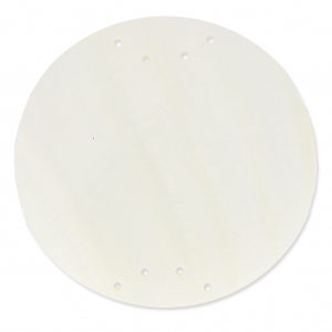 Intercalaire disque en nacre 8 trous 40 mm x1