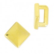 Poussoir slider losange pour lacet 5 mm Doré à l'or fin x1|raw }}