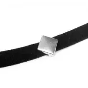 Poussoir slider losange pour lacet 5 mm Doré à l'or fin x1