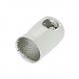 Embouts pour cordon 2.5 mm rhodié x10