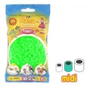 Perles à repasser Hama MIDI 5 mm Vert Néon (n°37) x1000