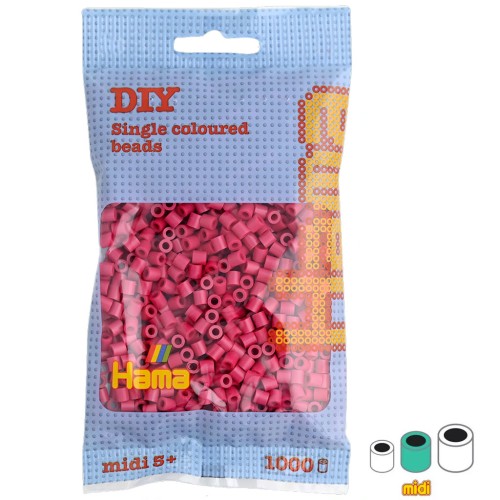 Perles à repasser Hama MIDI 5 mm Lie de Vin (n°29) x1000