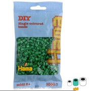 Perles à repasser Hama MIDI 5 mm Vert (n°10) x1000