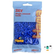 Perles à repasser Hama MIDI 5 mm Bleu foncé (n°08) x1000