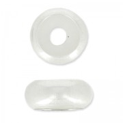 Stopper Bead 7 mm avec un trou de 2.5 mm en Argent 925 x1