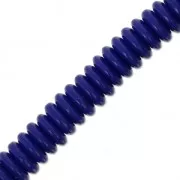 Perles Heishi rondelles en résine 8x2 mm Cobalt x180