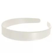 Serre-tête en plastique souple à customiser 20 mm - Beige x1