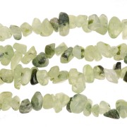 Perles chips 8 - 11 mm en pierre gemme  - Quartz Rutile x85cm|raw }}