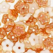 Fleurs intercalaires Forget-me-not 5 mm Opaque White Apricot x50