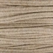 Soutache shiri velvet fabrication italienne 4 mm Beige x1m