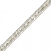Soutache metallic fabrication italienne 2 mm Silver/argenté x1m