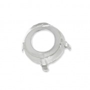 Serti griffe pour cabochon PureCrystal 1122 Rivoli 20 mm - Argenté x1|raw }}