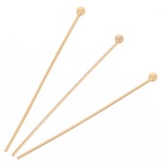 Clous tête boule 25x0.5 mm Gold filled (or laminé)  x10|raw }}