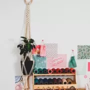 Anneau en bois brut naturel pour bijoux, déco, rideaux 85 mm x1