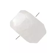 Perle brute irrégulière 18-20 mm Cristal de Roche x1