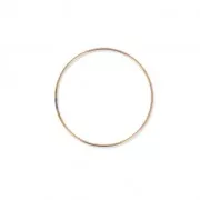 Cercle nu en métal pour attrape rêves suspension et abat-jour 10cm Cuivre