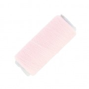 Bobine de fil imitation coton pour réaliser ses pompons Rose Poudré x120m