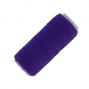 Bobine de fil imitation coton pour réaliser ses pompons Purple x120m|raw }}