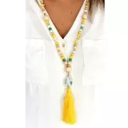 Bobine de fil imitation coton pour réaliser ses pompons Marron x120m