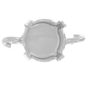 Serti griffe intercalaire pour cabochon PureCrystal 1028/1088 8 mm - Rhodié x1|raw }}