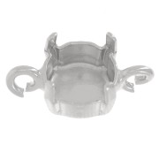 Serti griffe intercalaire pour cabochon PureCrystal 1028/1088 8 mm - Rhodié x1