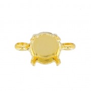 Serti griffe intercalaire pour cabochon PureCrystal 1028/1088 8 mm - Doré x1|raw }}