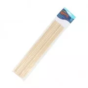 Baguettes en bois pour la décoration et les tissages muraux 0.5x30cm x16