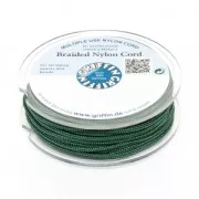 Fil de jade / Fil nylon tressé européen Griffin 0.3 à 0.5 mm Dark Green x25m