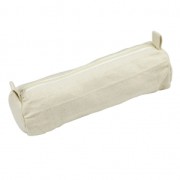 Trousse en coton à customiser 22x6 cm Naturel x1|raw }}