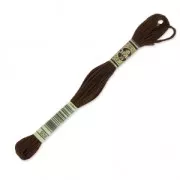 Fil à broder DMC Mouliné Spécial 117 MC Chocolat (938) x8m