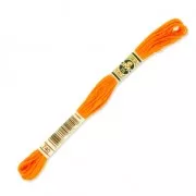 Fil à broder DMC Mouliné Spécial 117 MC Orange (740) x8m