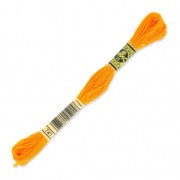 Fil à broder DMC Mouliné Spécial 117 MC Orange Clair (741) x8m|raw }}