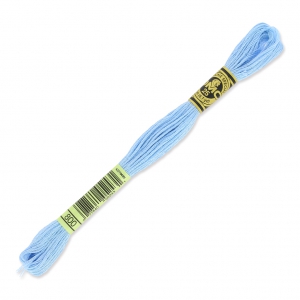 Fil à broder DMC Mouliné Spécial 117 MC Light Sapphire (800) x8m
