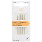 Aiguilles tapisserie sans pointe bout rond Mediac n°16  x4