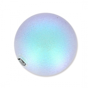 Nacrée PureCrystal semi-percée 5818  6 mm Iridescent Light Blue Pearl