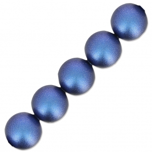 Perles nacrées PureCrystal 5810 10 mm Iridescent Dark Blue Pearl x5