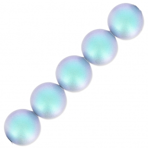 Perles nacrées PureCrystal 5810 8 mm Iridescent Light Blue Pearl x5