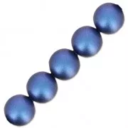 Perles nacrées PureCrystal 5810 4 mm Iridescent Dark Blue Pearl x20