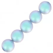 Perles nacrées PureCrystal 5810 3 mm Iridescent Light Blue Pearl x20