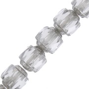 Facettes Antiques  6 mm Crystal  x20