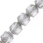 Facettes Antiques  6 mm Crystal  x20