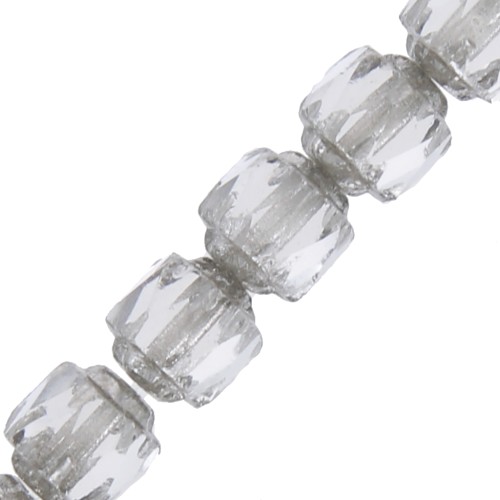 Facettes Antiques  6 mm Crystal  x20